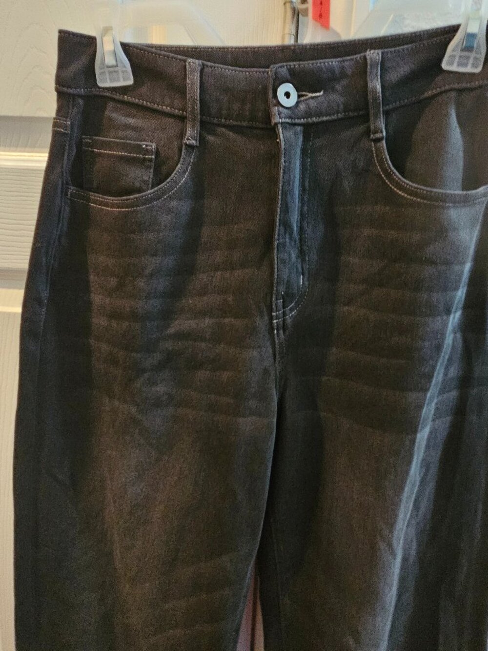 Halara Flex Pockets Rolled Hem Wide Leg washed casual.